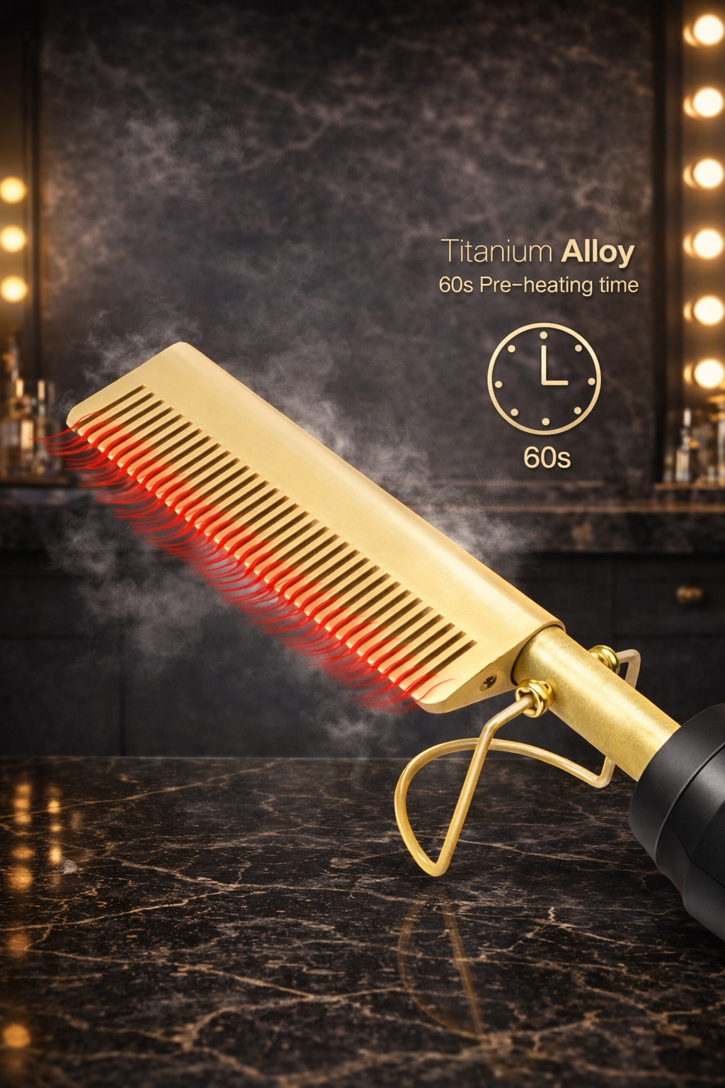 Heated Press Comb – Sleek Styling Tool