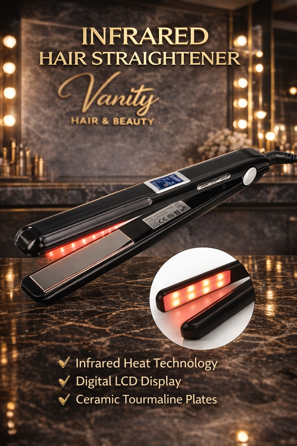 Infrared Silk Press Styler – Advanced Flat Iron