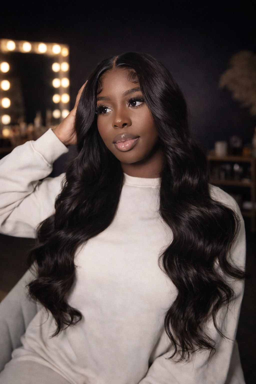 Silk Body Wave 7x5 HD Lace (Pre-Plucked, Pre-Cut)