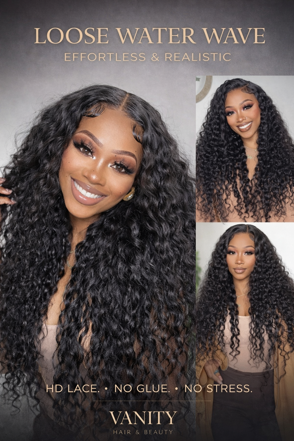 The Melt Effect Water Wave Wig