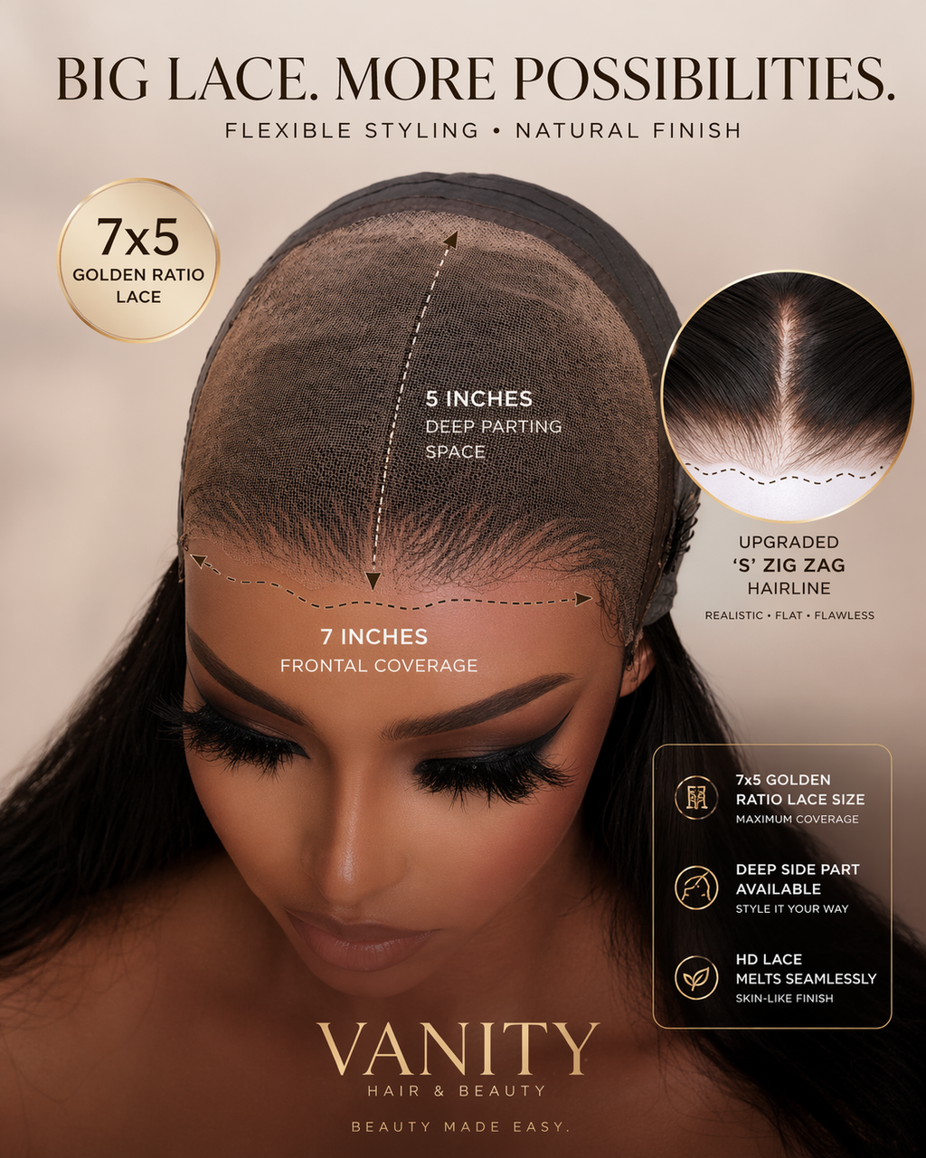 The Melt Effect Water Wave Wig