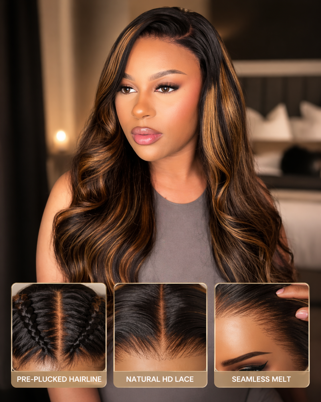 The Balayage Signature 7x5 HD Lace Wig