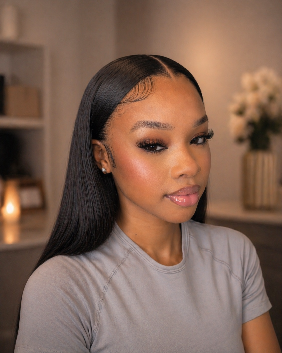 Malaysian Silk Straight – HD Lace Wig