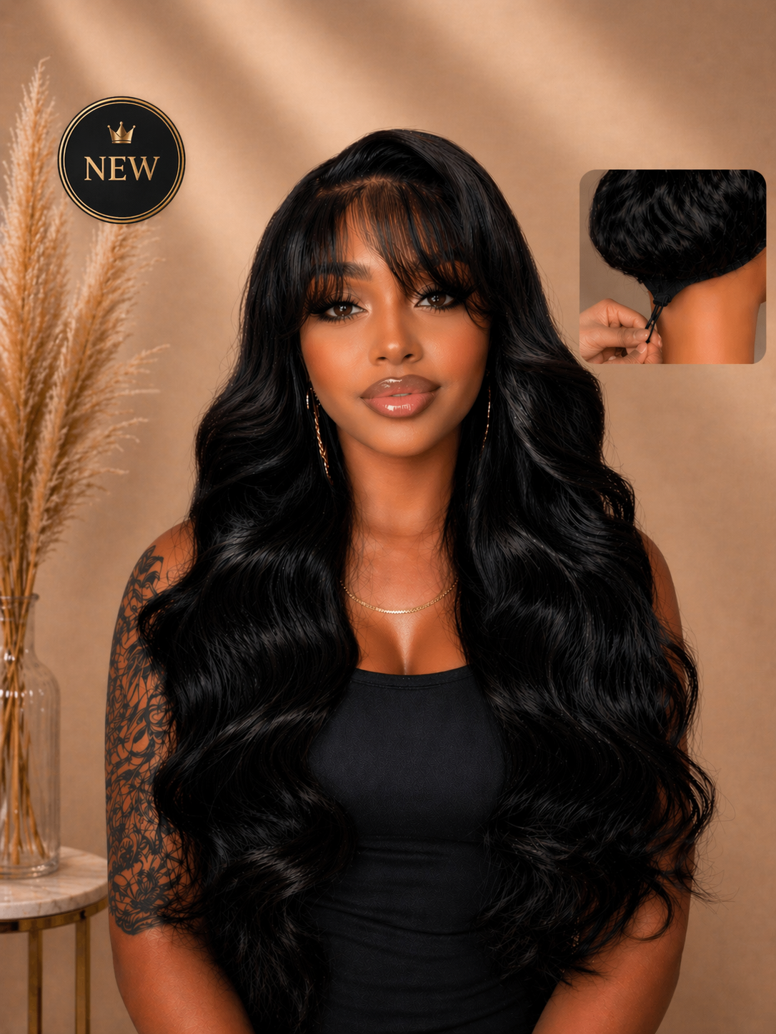 Airy Bang 13x4 Body Wave (Ready-to-Wear Premium)