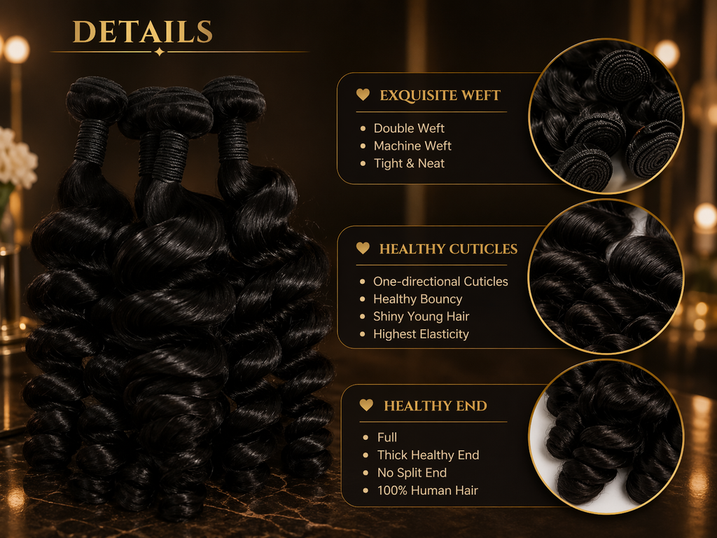 Raw Loose Wave Bundles