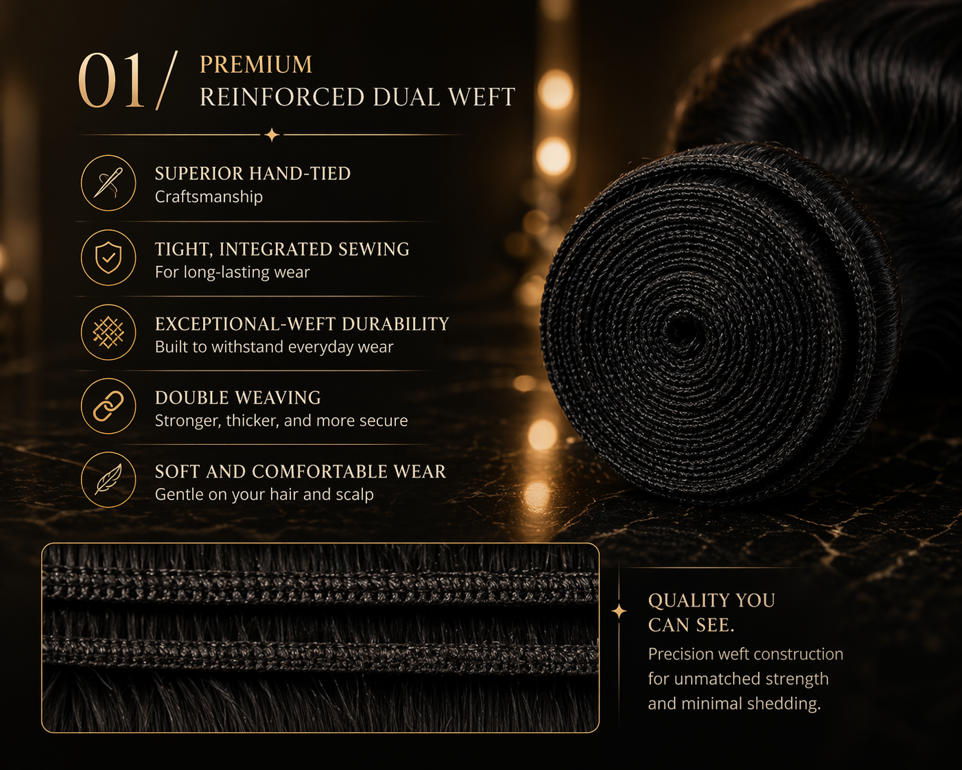 Raw Loose Wave Bundles