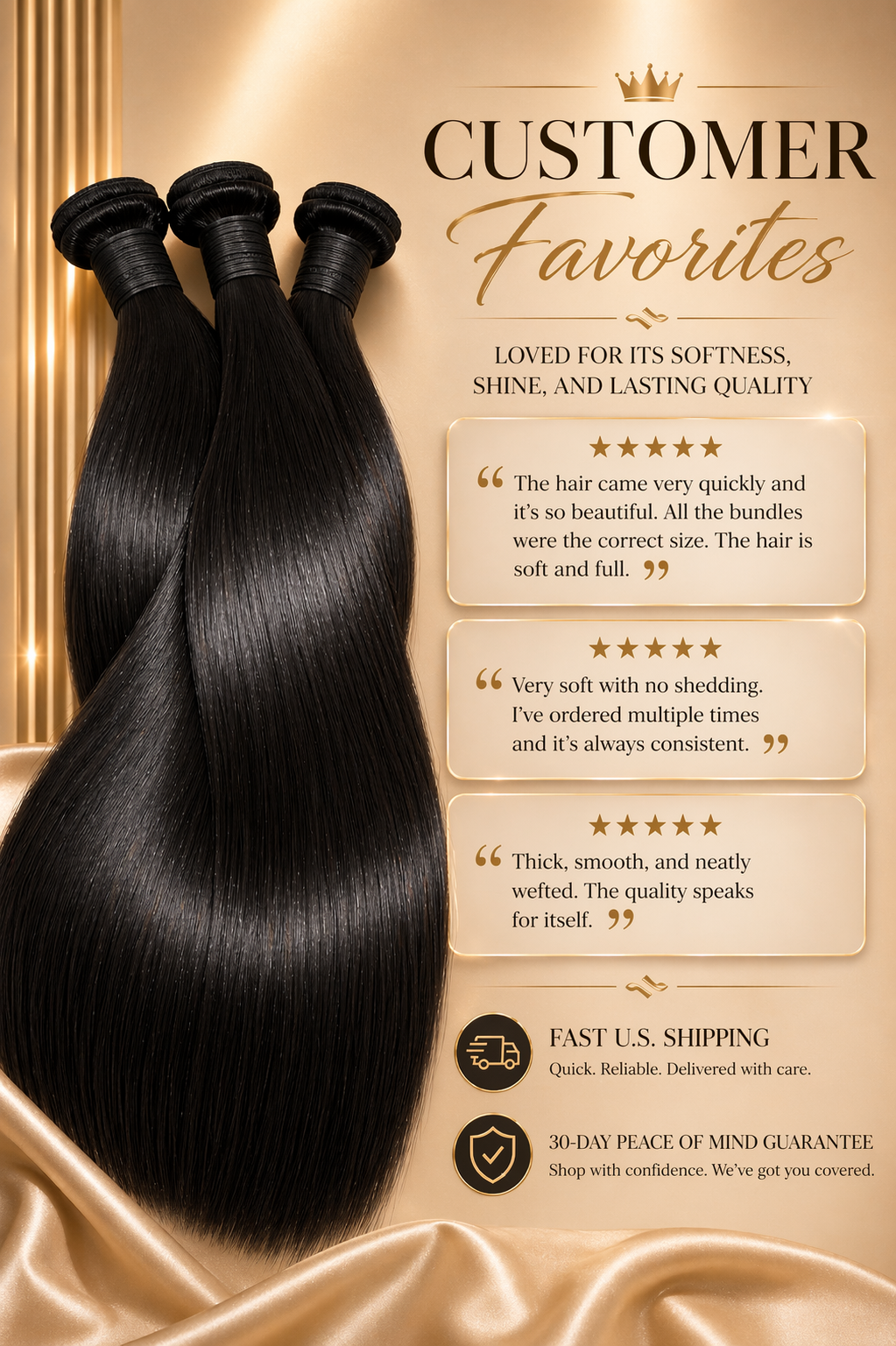 Signature Straight Hair Bundles